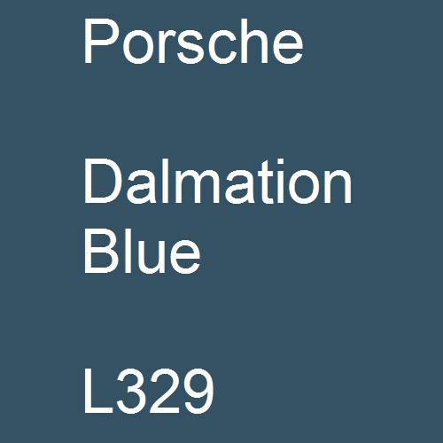 Porsche, Dalmation Blue, L329.